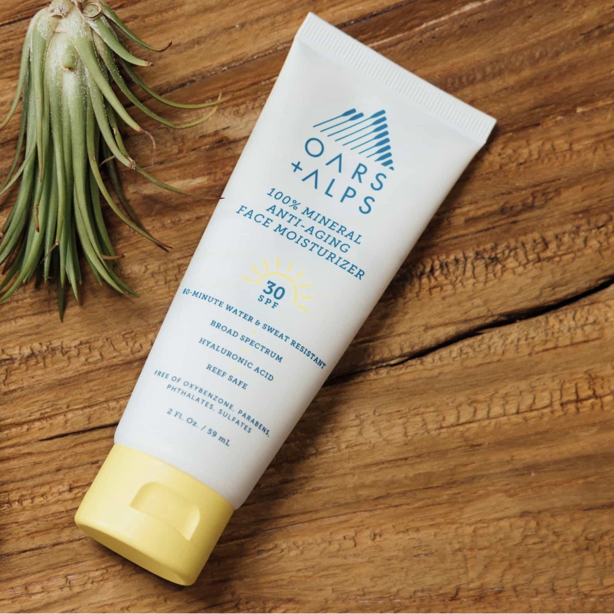 100% Mineral Anti-Aging Face Moisturizer with SPF 30 From Oars   Alps