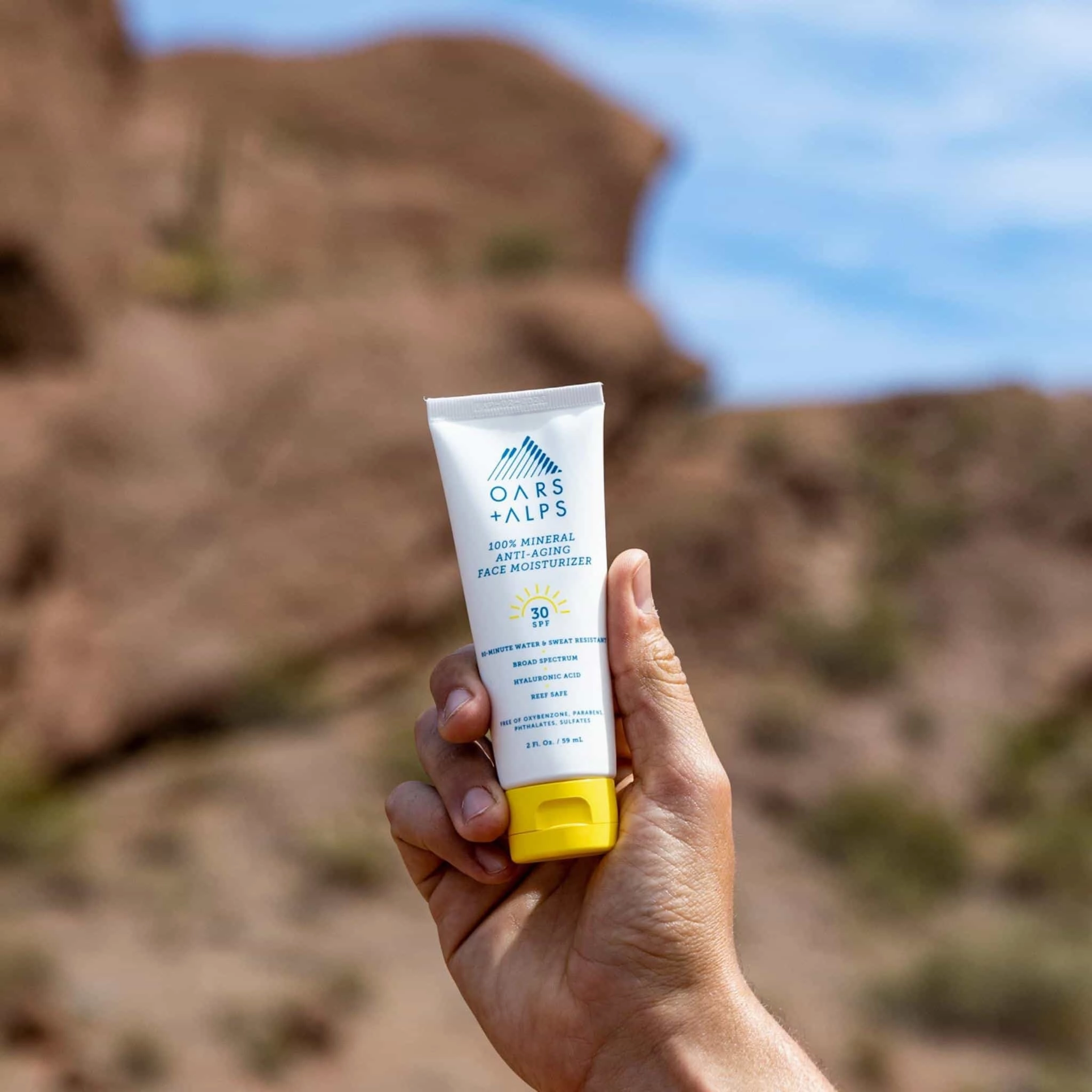 100% Mineral Anti-Aging Face Moisturizer with SPF 30 From Oars   Alps