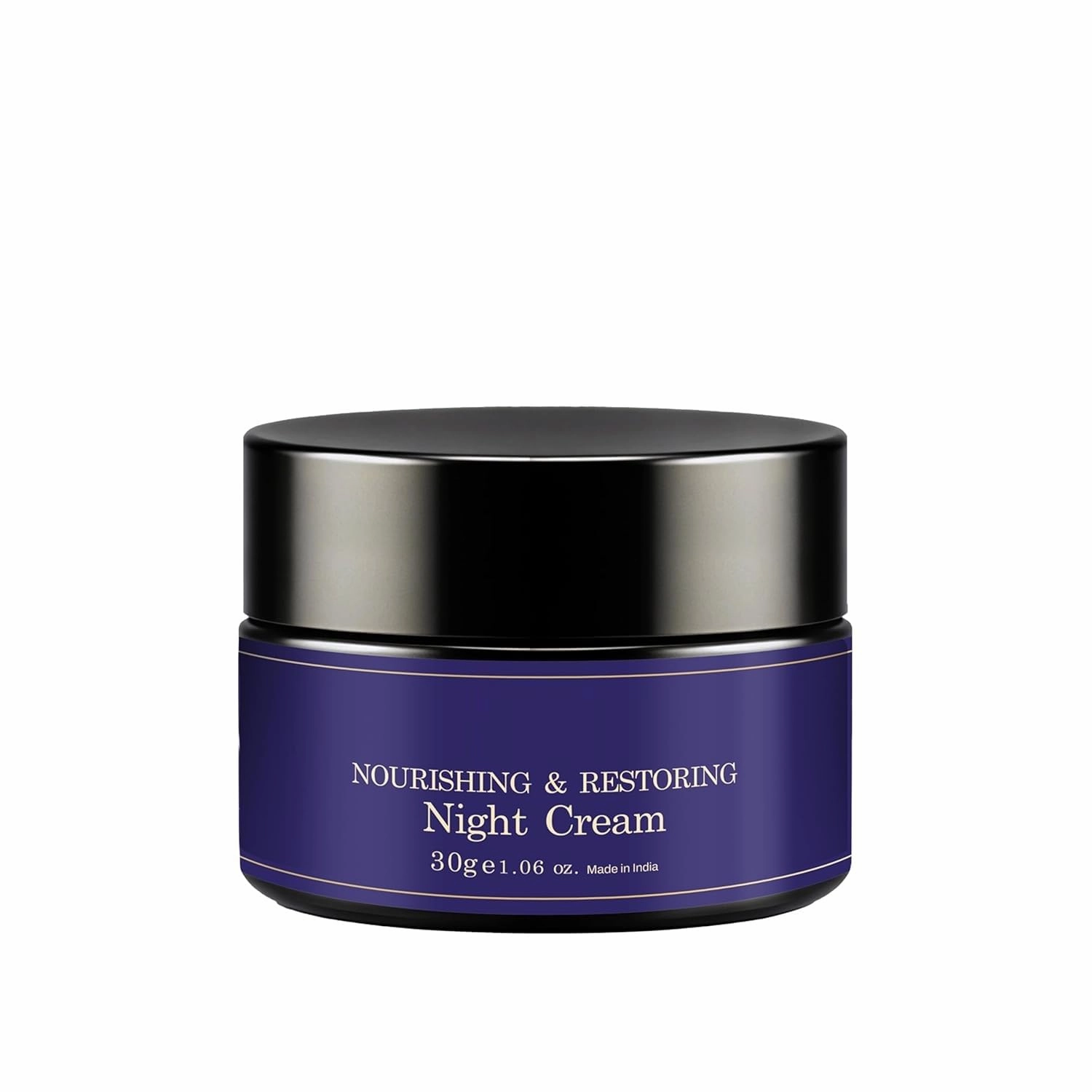 1.05oz Sandalwood & Saffron Nourishing and Restoring Night Cream | Anti Aging Cream Reduces Fine Lines & Wrinkles | Oil Free & Non Sticky Moisturizer | For Glowing Youthful All Skin Type (30 gm)