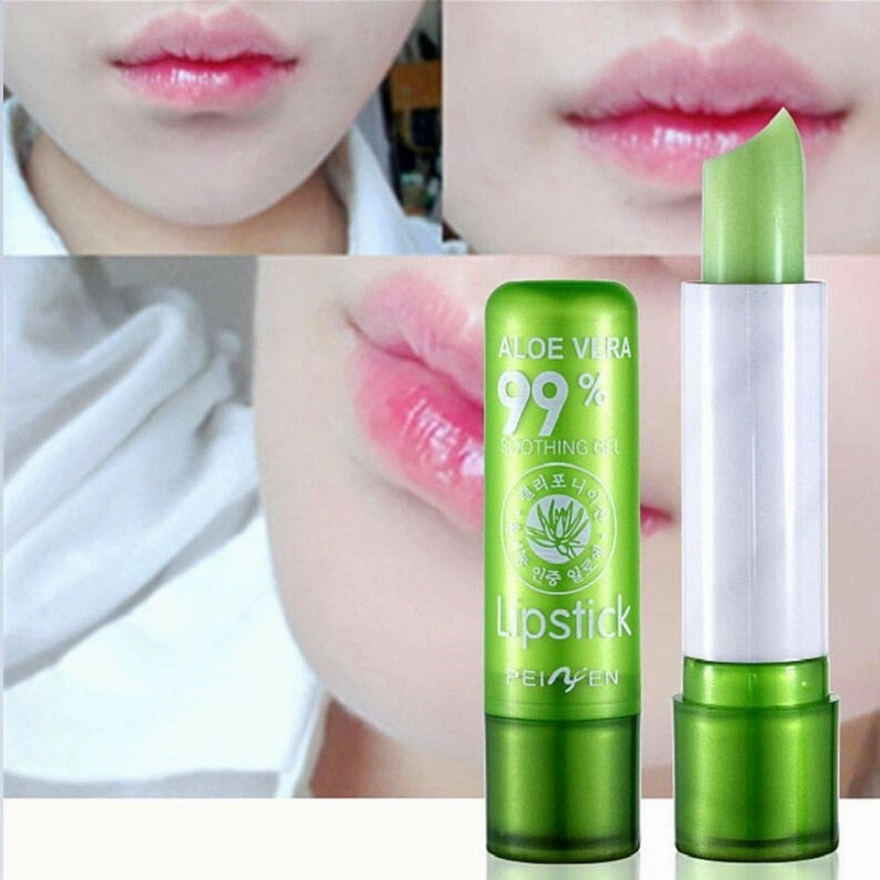 1PC Moisture Lip Balm Long-Lasting Natural Aloe Vera