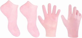 1set Moisturizing Socks and Gloves for Foot and Hand Care Exfoliating and Hydrating Softening Dry Skin Gentle Remover and Skin