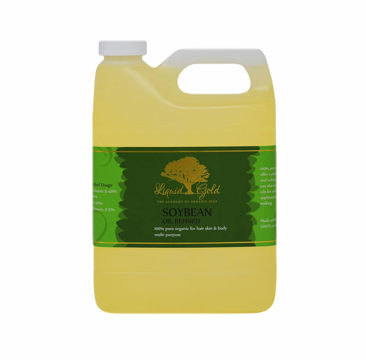 32 oz - Soybean Oil - 100% Pure Natural Premium Organic Soy Cold Pressed