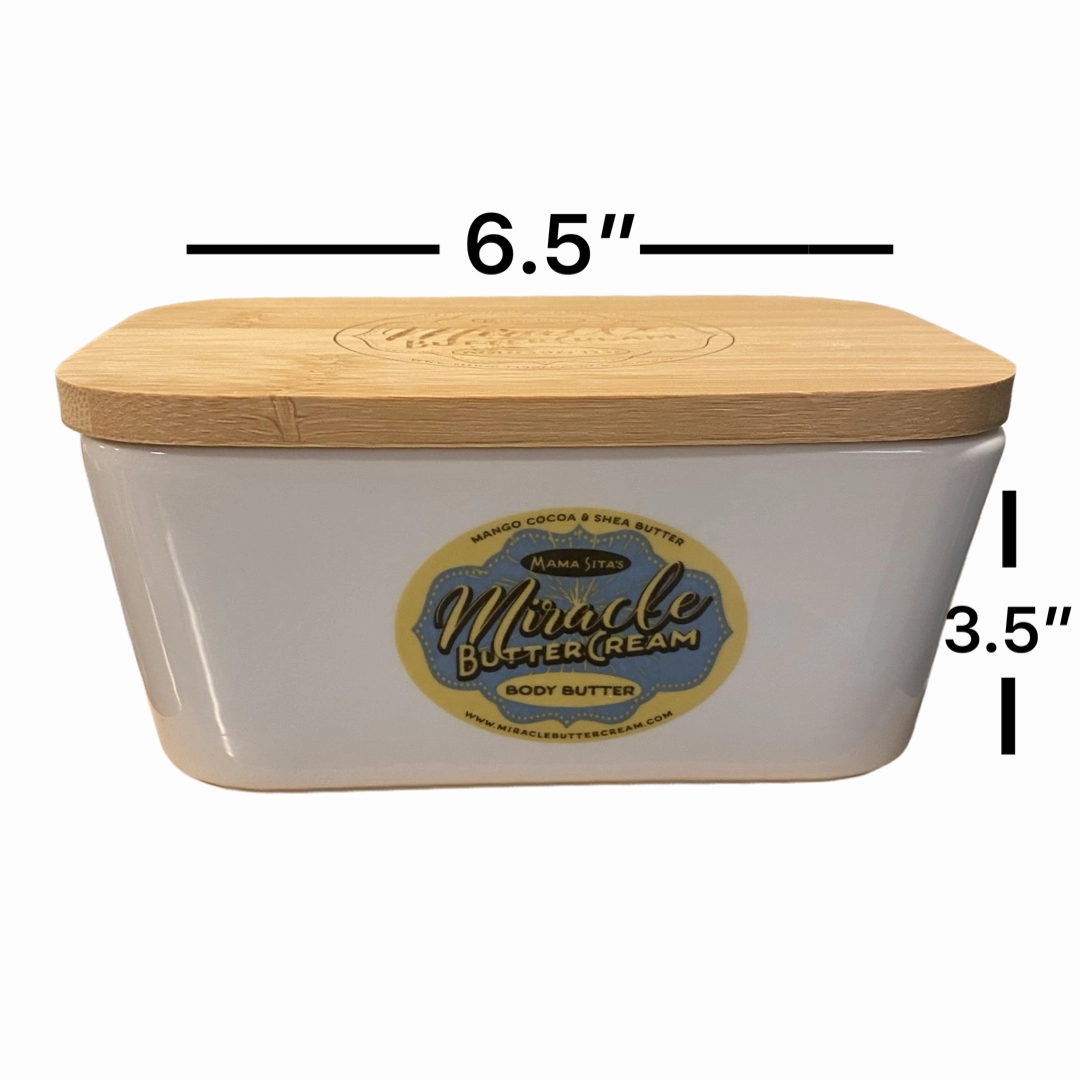 32oz. of MiracleButterCream Pre-Filled Ceramic Butter Keeper