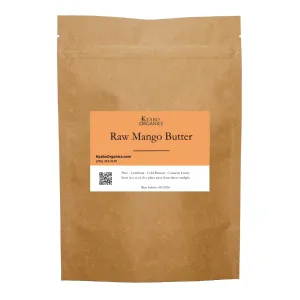 3Lbs MANGO BUTTER PREMIUM Organic Unrefined Raw Virgin 100% Pure Cold Press Grade A Non GMO 100% Natural For Skin BodyCare Beauty Moisturizer DIY For Body Butters, Soap Making,Lotions, Creams…