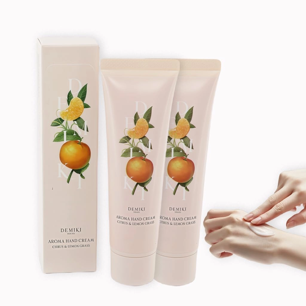 4 PCS Hand Cream – Travel Size Lotion for Hands & Body, Deep Hydration, Smooth Texture, Skin-Enhancing Formula, Non-Greasy, Natural Moisturizer for Dry & Mature Skin, Citrus & Lemongrass Scent, 7.04oz