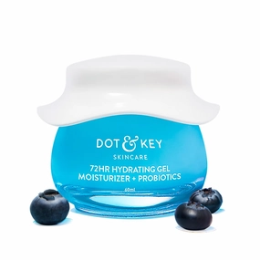 72Hr Hydrating Gel   Probiotics Moisturizer For Face With Hyaluronic Aci Gel Oil Free Moisturizer | For Oily, Dull & Uneven Skin Tone I For All Skin Types | 60Ml