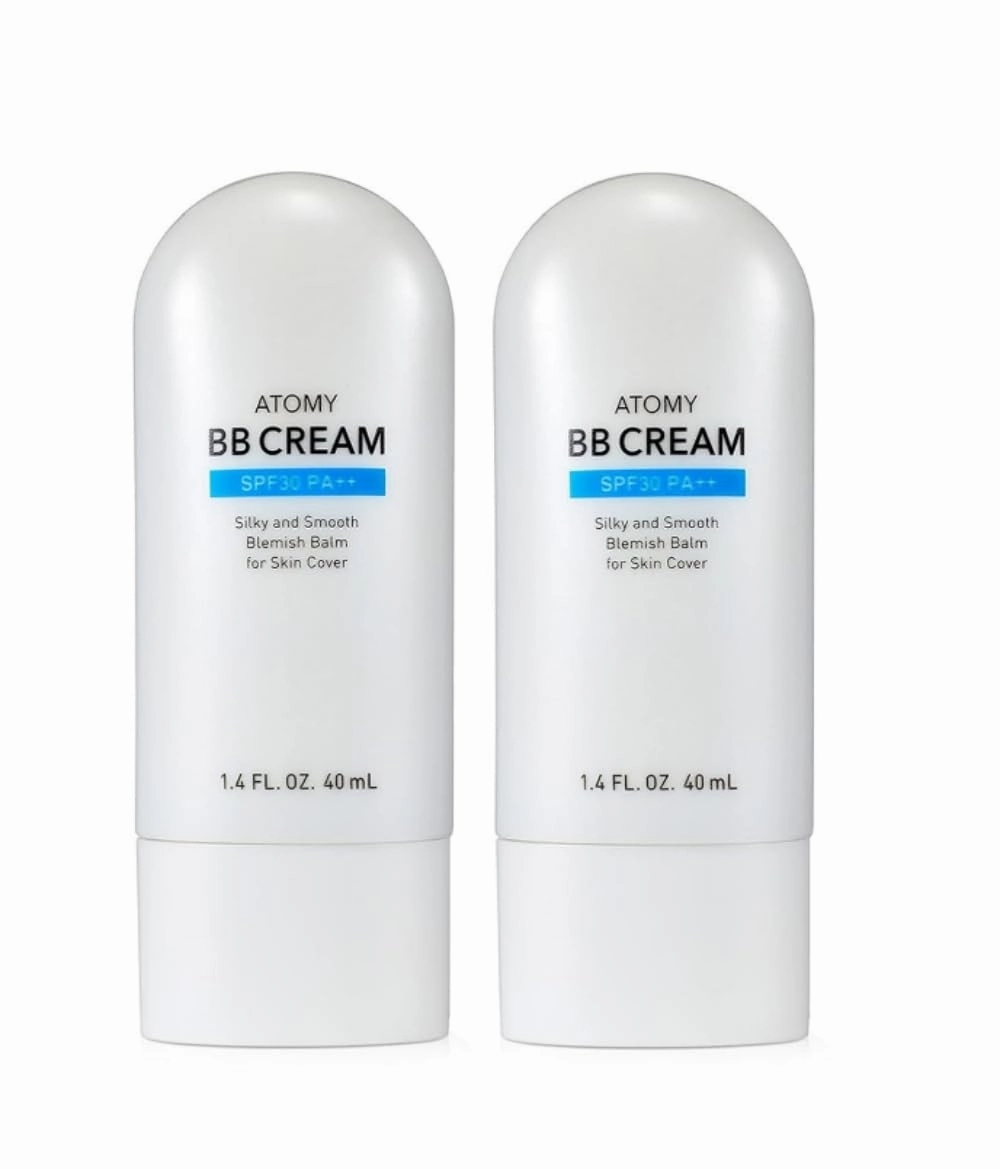 A.t.o.m.y BB Cream SPF 30 PA   – Radiant Coverage with Hydrating & Anti-Aging Benefits | Lightweight Korean Beauty Balm (1.35 fl oz) x 2pcs