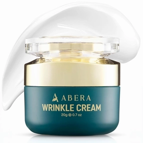 ABERA Anti-Wrinkle Face Cream, Anti-Aging Moisturizer for Fine Lines & Wrinkles, Hydrating Face Cream for Sensitive Skin, 0.7oz