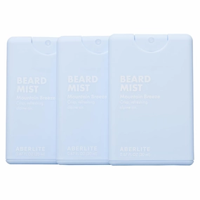 Aberlite Beard & Hair Mist - Softening Hydrating and Taming Spray - Hair and Beard Moisturizer Hydrator (Mountain Breeze (3-Pack))