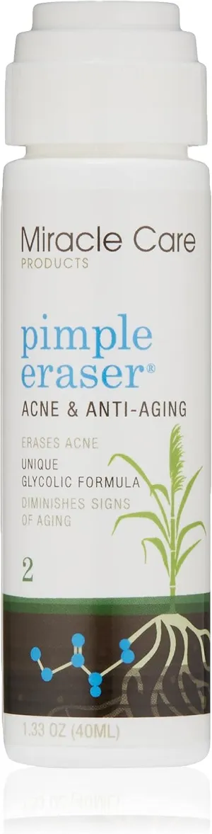 Acne Anti Aging Glycolic by Miracle Care - Best Glycolic Skincare, Free of Chemicals & Drugs!