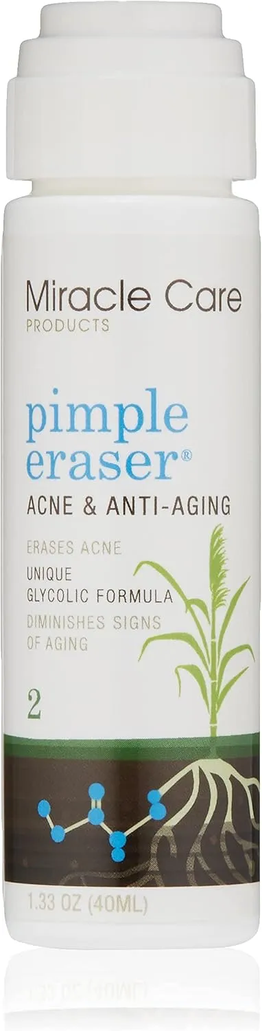 Acne Anti Aging Glycolic by Miracle Care - Best Glycolic Skincare, Free of Chemicals & Drugs!
