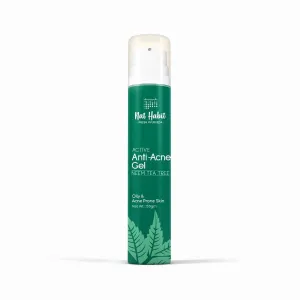 Active Anti-Acne Gel with Neem Tea Tree, 1.76 oz, For Oily Acne Prone Skin
