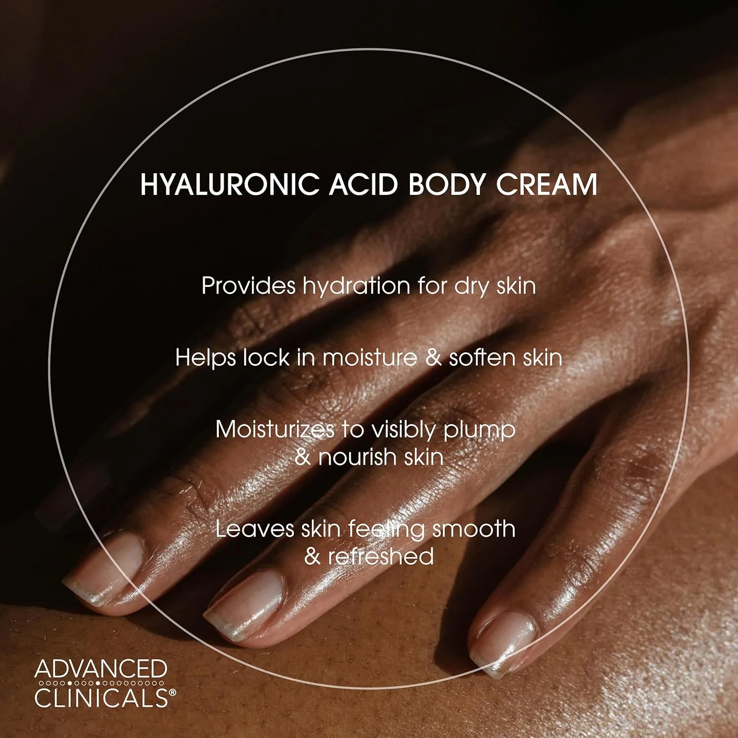 Advanced Clinicals Hyaluronic Acid Moisturizer   Fragrance Free Collagen Cream Face Moisturizer & Body Lotion 2pc Skincare Set For Women & Men Helps Reduce Appearance Of Crepey Skin & Dry Skin, 2pc