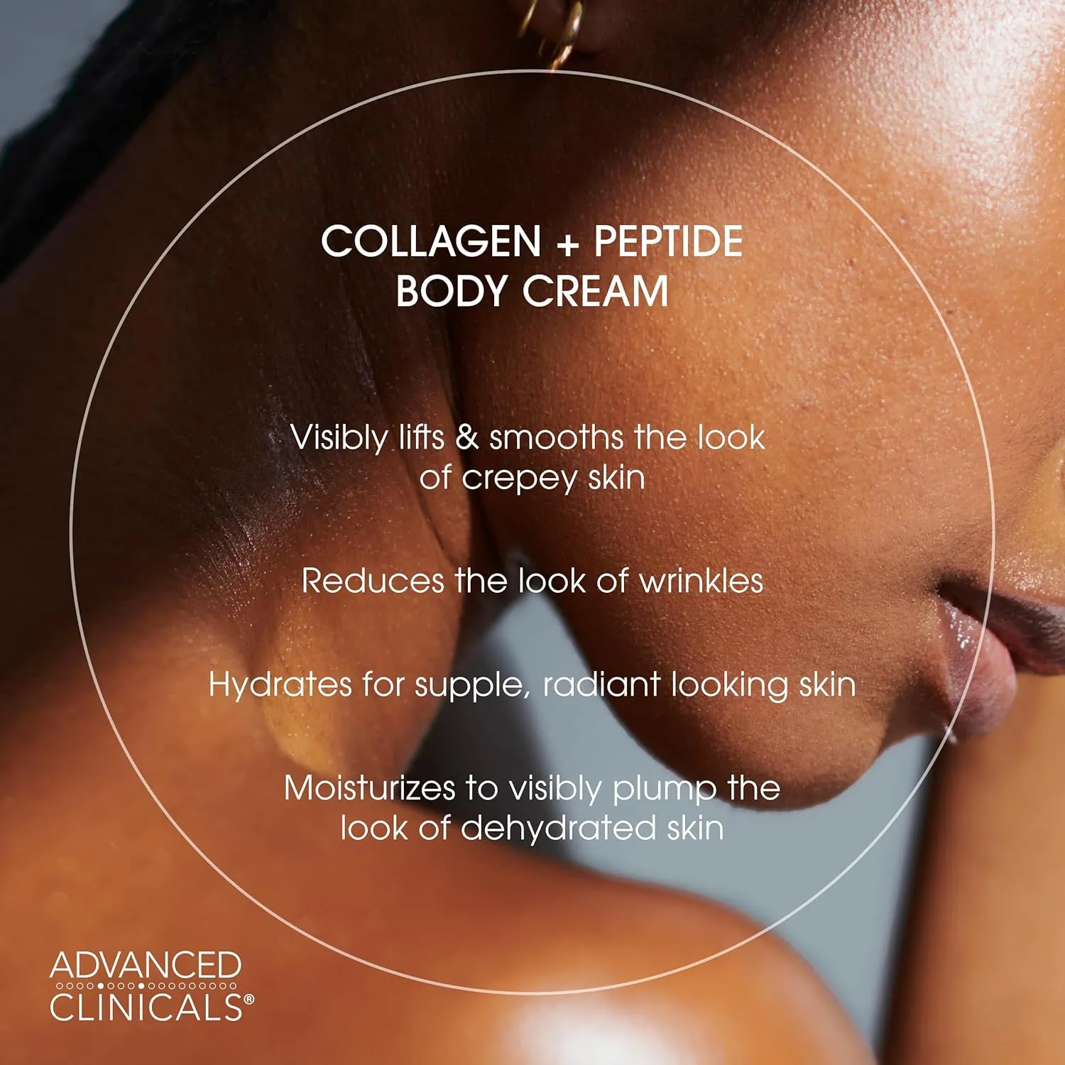 Advanced Clinicals Retinol Cream   Collagen Peptides Body Moisturizer & Face Lotion 2PC Skin Care Set | Dry Skin Body Lotion For Women & Men To Help Improve Appearance Of Crepey Skin, 2PC Bundle