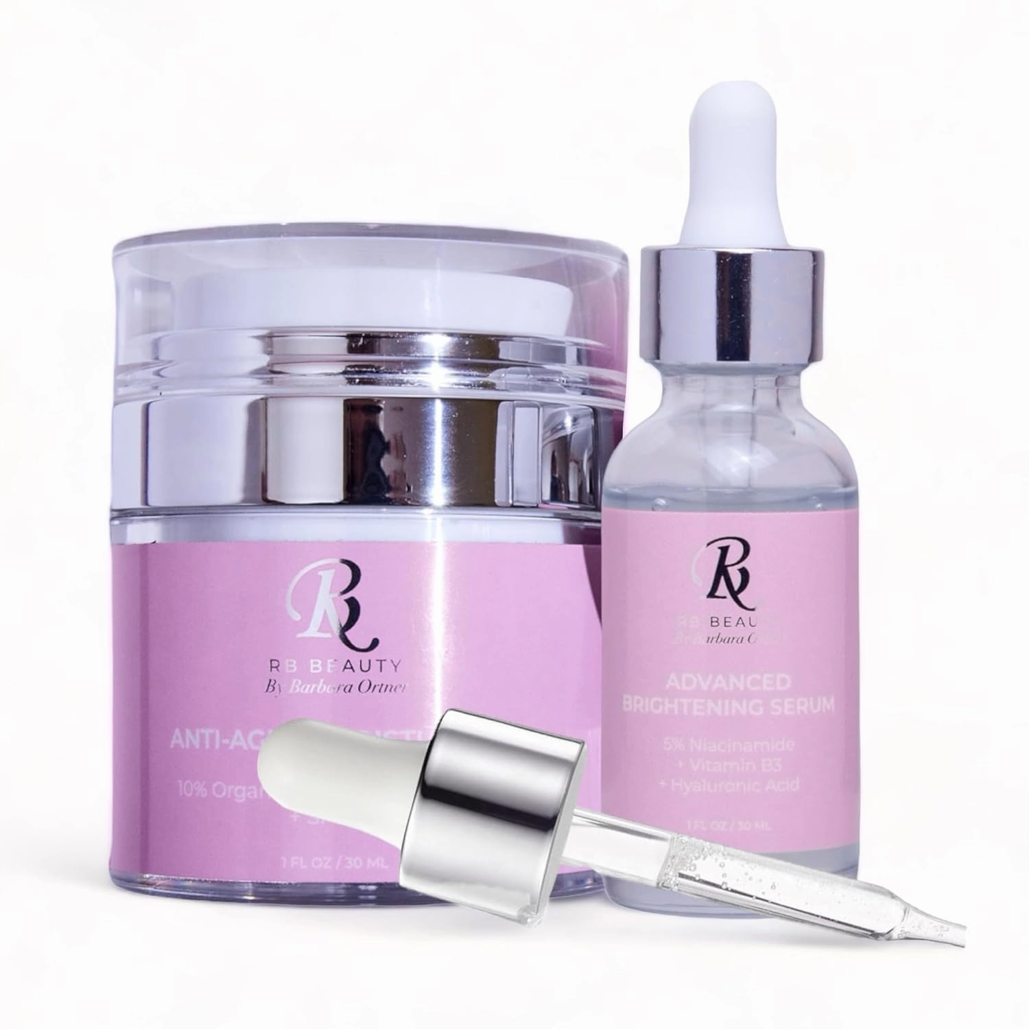 Advanced Brightening Serum   Anti-Aging Moisturizer. Lightweight Hydrating Serum Powerful Anti-Aging Moisturizer to Improve Skin Tone, Texture & Moisture
