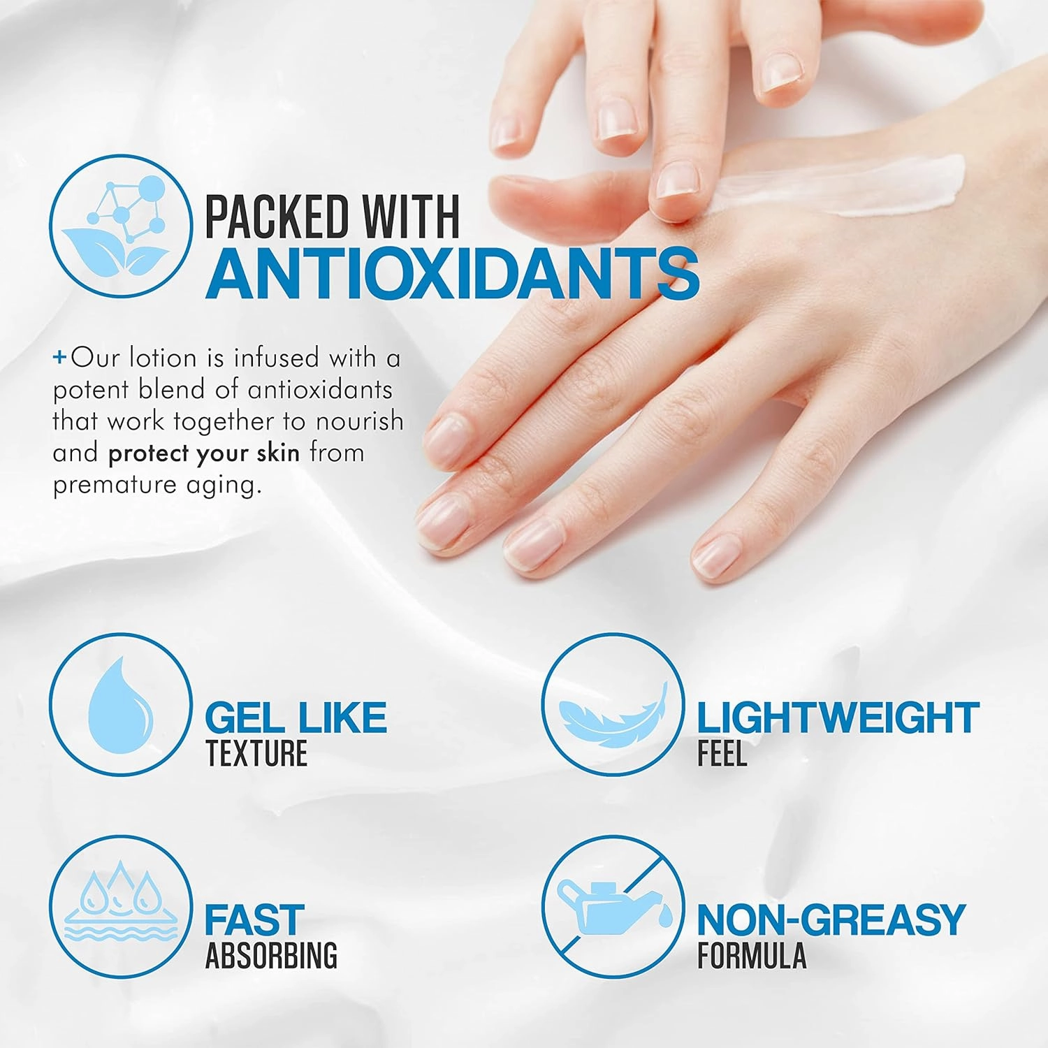 After Sun Daily Moisturizer & Repair | Vitamin E Cream | 24-Hour Hydration for Sun-Exposed Skin | Improves Skin Texture | Fragrance-Free Face and Body Lotion | 8 oz