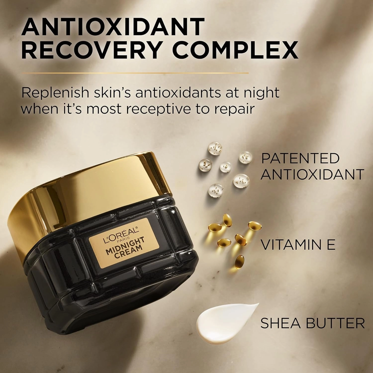 Age Perfect Anti-Aging Midnight Cream, Reduce Wrinkles & Firm 1.7Oz   Serum Sample