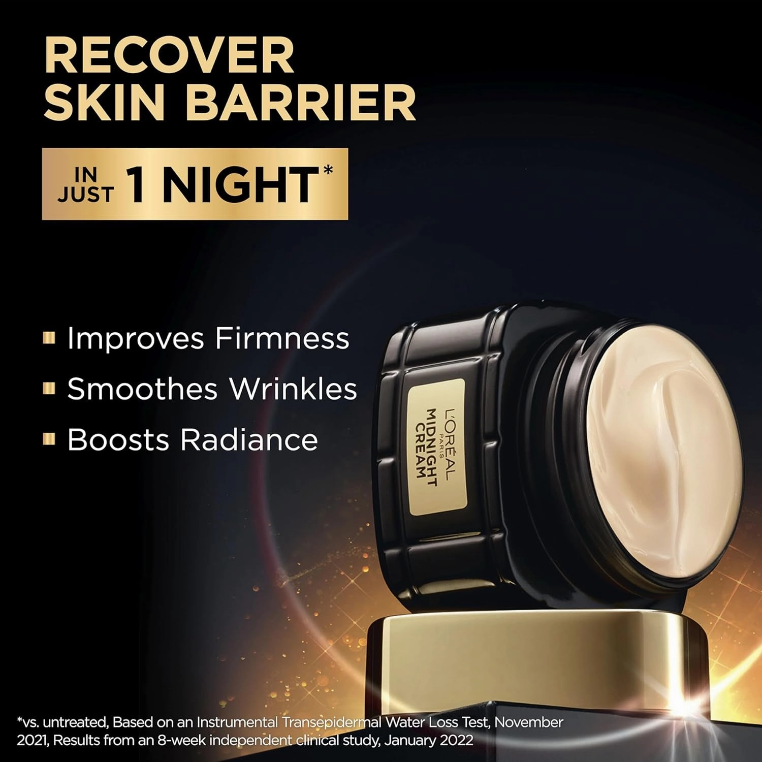 Age Perfect Anti-Aging Midnight Cream, Reduce Wrinkles & Firm 1.7Oz   Serum Sample