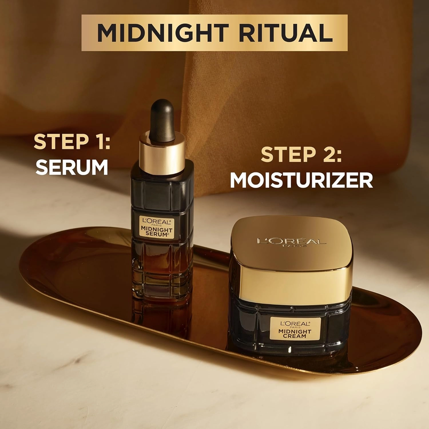 Age Perfect Anti-Aging Midnight Cream, Reduce Wrinkles & Firm 1.7Oz   Serum Sample