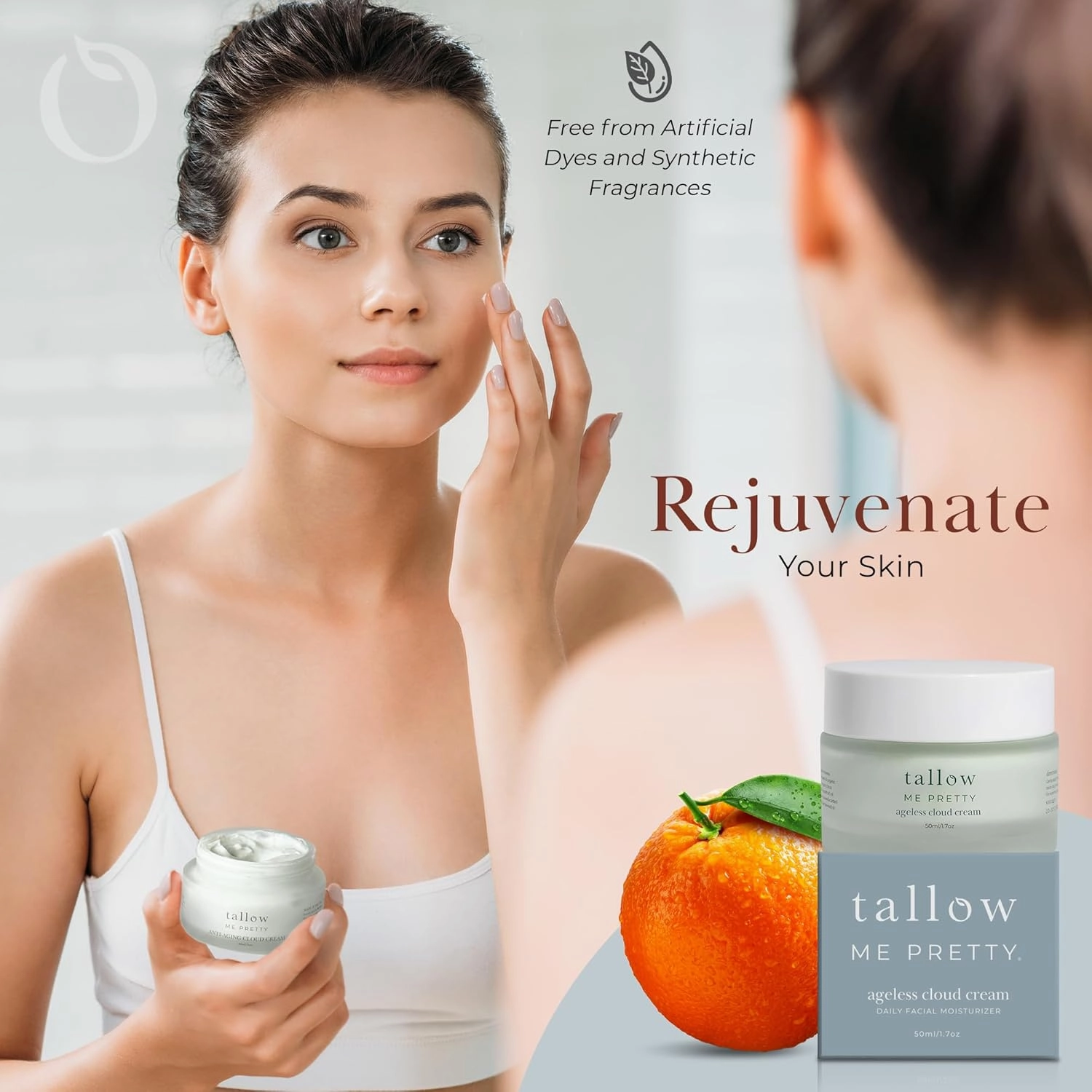 Ageless Cloud Cream, Powerful Nourishing Face Cream for Women, Improves Overall Texture & Boosts Skin Elasticity, Powered by Essential Fatty Acids, 1.7 Oz
