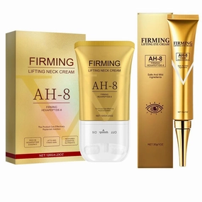 Ah-8 Firming Eye Cream, Ah-8 Firming Neck Cream Roller, Anti-Aging Skin Cream, Anti-Aging, Lifting, And Hydrating, Wrinkle Reduction, Sagging Skin Care (Eye Cream   Neck Cream)