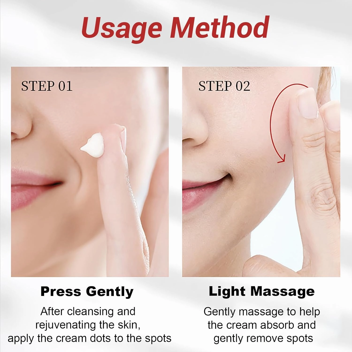 Aimierbuy Whitening Freckle Cream, Fuyan Whitening and Anti-Freckle Cream, Chinese Herbal Ingredients, Lightens Spots, Whitenings Moisturizer Skin Renewing for Men and Women (2pcs, 1)