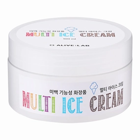 ALIVELAB Multi ICE Cream, Glacier Water Soothing Gel Cream – K-Beauty Moisturizer for Sensitive, Dry Skin – Korean Hydrating Face Cream with Galactomyces, Ceramide – Cooling, Lightweight, (3.4 fl.oz)