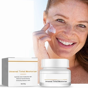 All-Day Hydrating & Sun-Protective Body Cream - Lightweight, Moisturizing, and Skin-Brightening Formula for Long-Lasting UV Protection(2PCS)