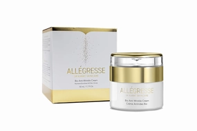 Allegresse 24 Karat Skincare Bio Anti Wrinkle Face Cream | Formulated with Natural Oils, Honey, Extracts, Vitamin E and Citrustem | Best Suitable for Anti-aging Needs | 1.7 Oz