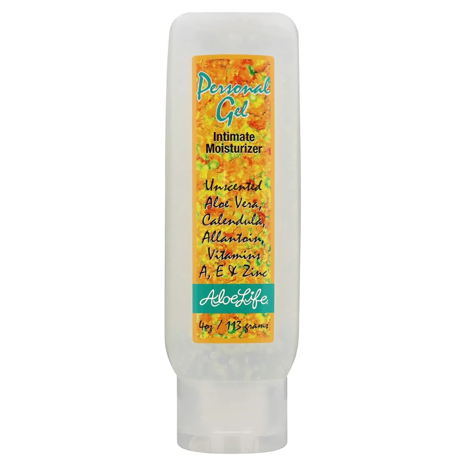 Aloe Life - Personal Gel, Intimate Moisturizer, Organic Aloe Cream, Silky & Non-Staining Formula, Perfect For Menopause, Burn Treatment, Protects & Moisturize Skin, Skincare Gel, Fragrance-Free (4 oz)