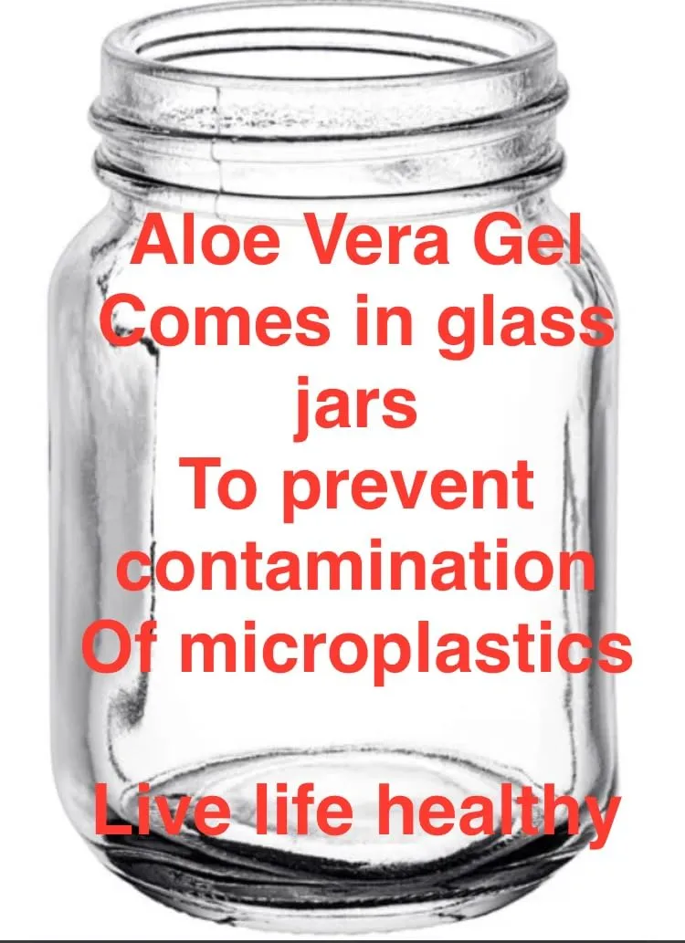 Aloe Vera Gel 100% Pure Natural (Unprocessed) Organic, no additives, chemicals, or water added. Just pure aloe vera (16 oz)