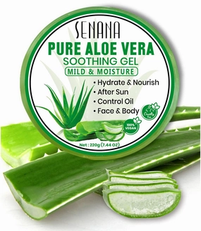 Aloe Infusion Body & Face Moisturizer -for Dry Skin, Anti Wrinkle, Soothing Aloe Face Moisturizer, Multipurpose, Hydrating Aloe Gel, 7.44 oz Lotion for Men & Women (3 PACKS)