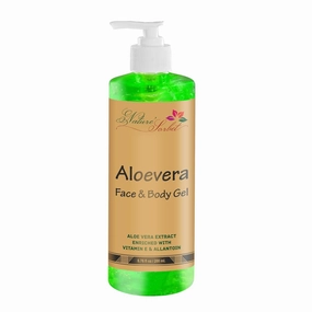 Aloe vera Face & Body Gel | Aloe Vera Extract Enriched With Vitamin-E & Allantoin| 200 Ml