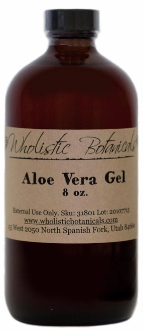 Aloe Vera Gel — After Sun Lotion, Skin Support — Organic Body Lotion, Organic Face Moisturizer — 8 oz