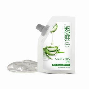 Aloe Vera Gel With Organic Glycerine | Moisturizer for Women and Men | Aloe Vera Gel for Face and Hair | Sulphate & Paraben-free,100gm