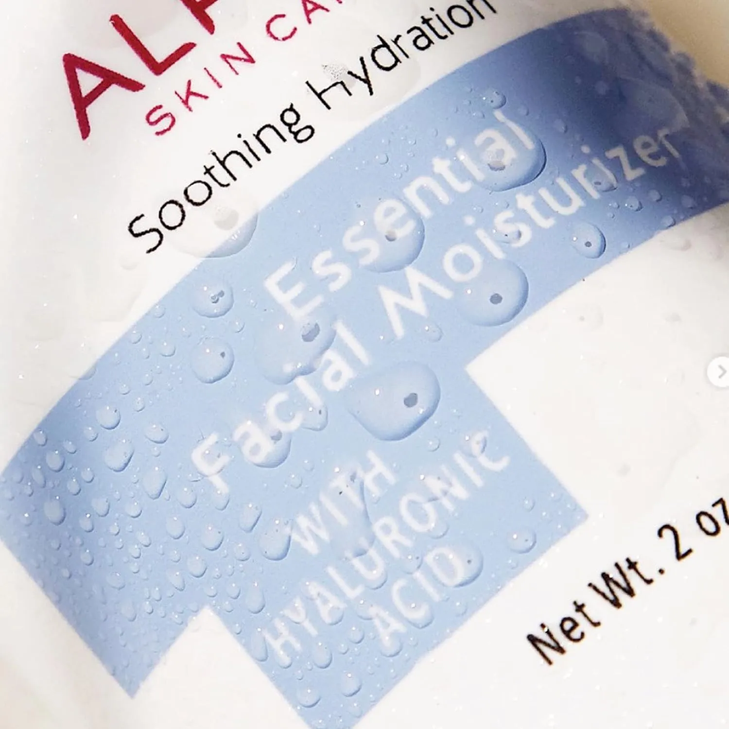 Alpha Skin Care Essential Facial Moisturizer, Hyaluronic Acid, Deep Soothing Hydration, Reduces Lines & Wrinkles, Anti-Aging, Normal to Dry Skin, 2 Oz