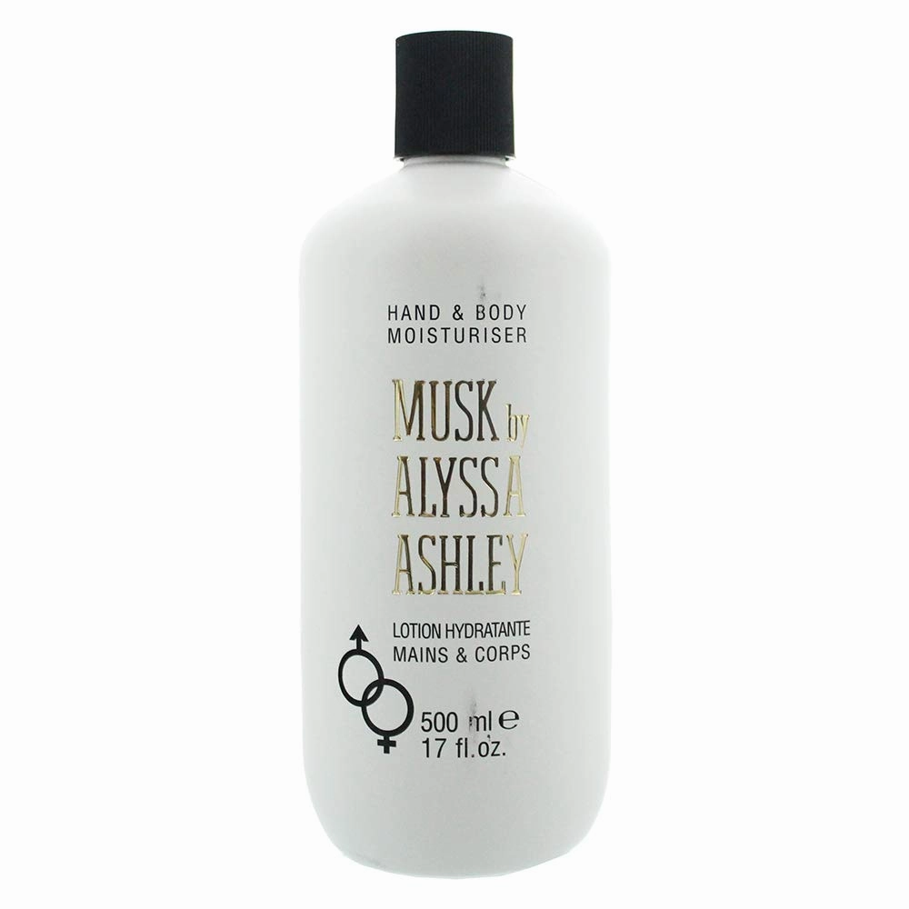 Alyssa Ashley Musk Hand Body Lotion - Hand Lotion for Dry Hands - Body Cream for Women and Men - Hydrating Cream for Smooth Skin - 16.9 oz