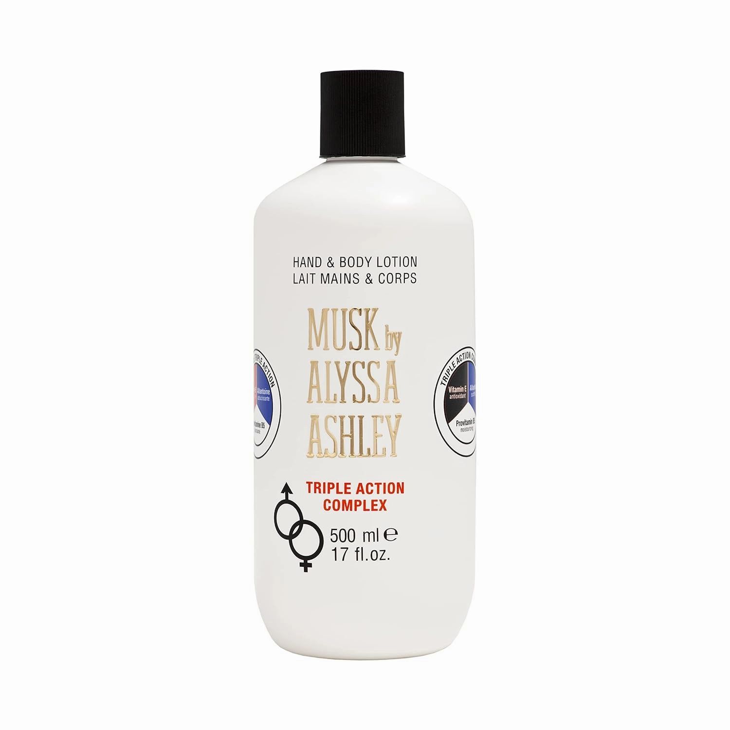 Alyssa Ashley Musk Hand Body Lotion - Hand Lotion for Dry Hands - Body Cream for Women and Men - Hydrating Cream for Smooth Skin - 16.9 oz