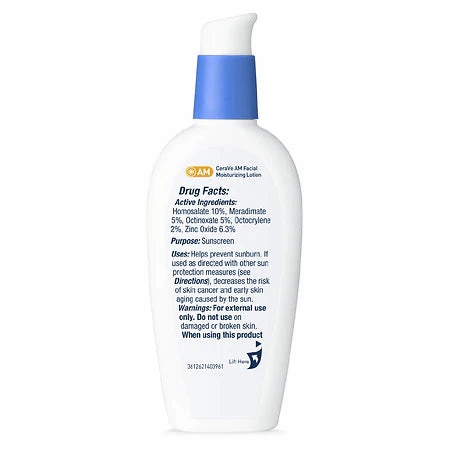 AM Face Moisturizer SPF 30 Oil-Free Cream with Sunscreen