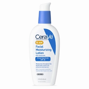 AM Face Moisturizer SPF 30 Oil-Free Cream with Sunscreen