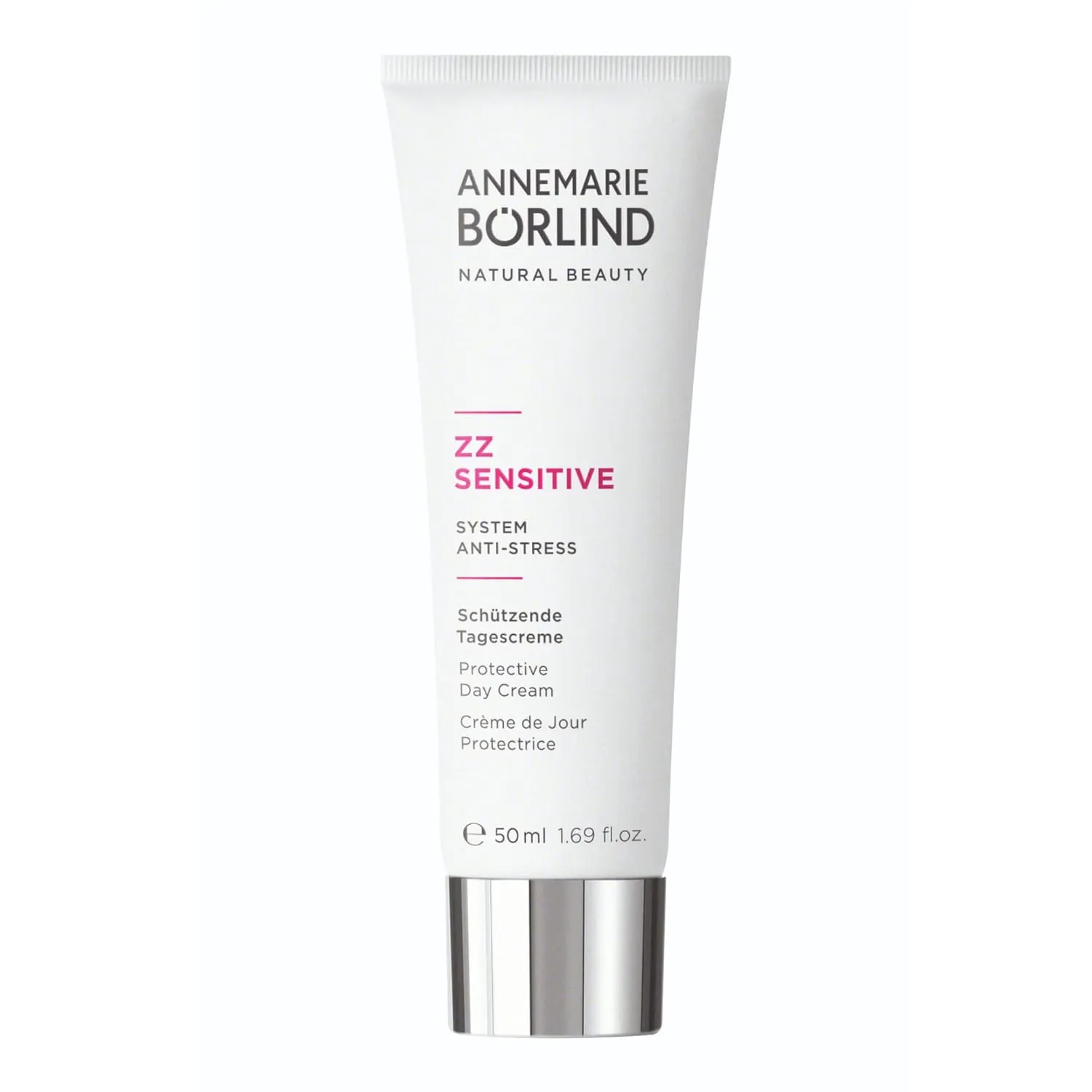 ANNEMARIE BÖRLIND – ZZ SENSITIVE Protective Day Cream– Sustainably Sourced Natural Facial Moisturizer for a Protected and Visibly Soother Facial Skin – Step 3 of 5 - 1.69 Oz.