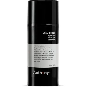 Anthony Wake Up Call, 3 Fl Oz, Face and Anti-Puffiness – Tired Skin Refresher & Moisturizer with Caffeine, Menthol, Green Tea, and Shea Butter