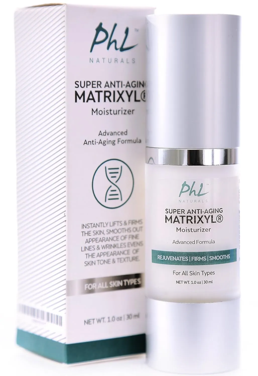 Anti Aging Face Cream with Peptides - Best Moisturizer for Wrinkles, Lifts and Firms Skin, Smooths Wrinkles and Fine Lines for a More Radiant and Younger Looking Complexion - 1 oz (1.0 fl.oz./30 ml)