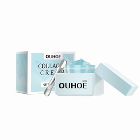 Anti-Aging Collagen Face Cream - Brightening Moisturizer with Mineral Oil, Boosts Elasticity & Cell Renewal (30g)