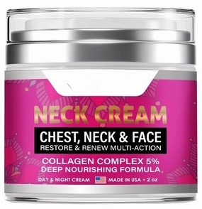 Anti-Aging Collagen Face Cream with Airless Pump – Hydrating & Firming Moisturizer for Fine Lines & Wrinkles – Lightweight Formula for All Skin Types – 2 fl oz (60ml)