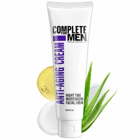 Anti-Aging Face Cream for Men, Night Cream Anti-Aging Face Moisturizer: For Fine Lines, Repair and Protect, Anti Wrinkle Face Cream, Natural Mens Anti-Aging Treatment and Skin Care