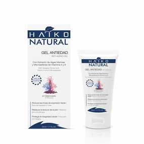 Anti-Aging Gel with Marine Algae Extract and Vitamins A & E. Smooths Fine Lines and Boosts Skin Elasticity. Deep Hydration and Cell Renewal. Paraben-Free, Cruelty-Free - 1.7 FL.OZ / 50g