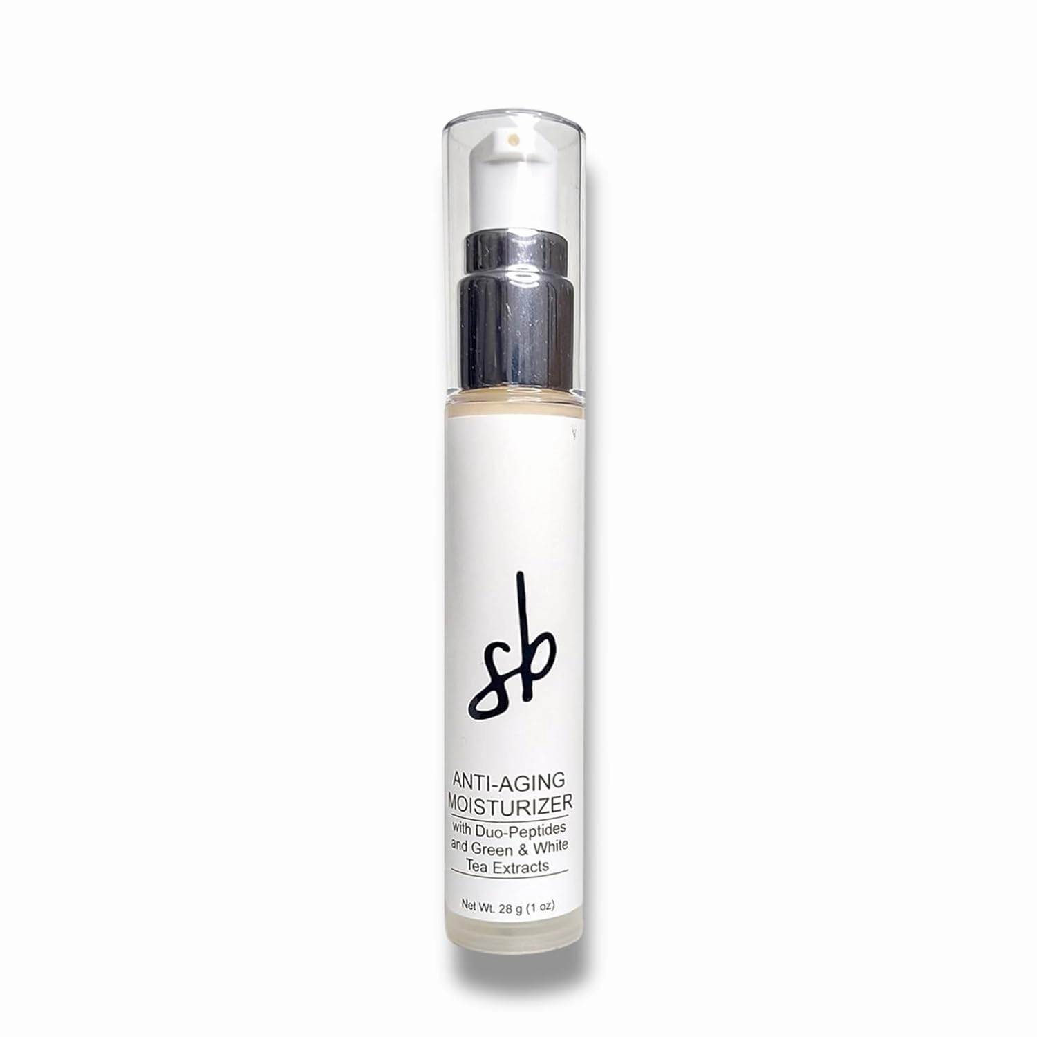 Anti-Aging Moisturizer – Hydrating Face Cream with Duo-Peptides & Green Tea Extract – Stimulates Collagen, Reduces Fine Lines & Wrinkles – For Smooth, Radiant Skin – 1 oz