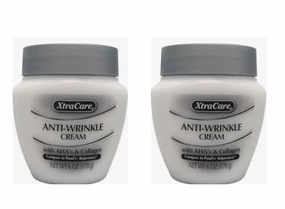 Anti-Wrinkle Cream with AHA's & Collagen, 6 oz, Pack of 2