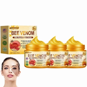 APKAPK Bee Venom Skin Cream,Bee Venom Comprehensive Cream,Reduces skin blemishes, deeply cleanses and moisturizes the skin (3)